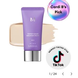 Missha Perfect Cover Serum BB Cream No.19 New in Box